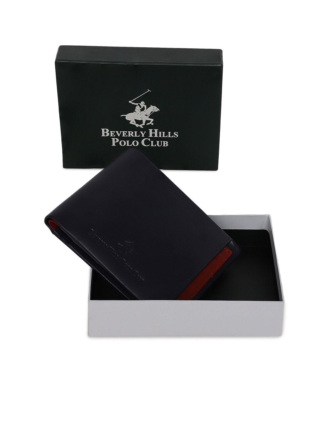 beverly hills polo club men two fold wallet