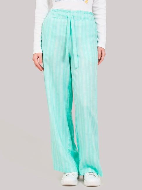 beverly hills polo club mint striped pants