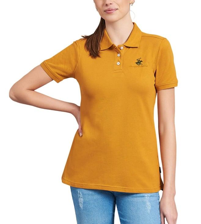 beverly hills polo club mustard t-shirt