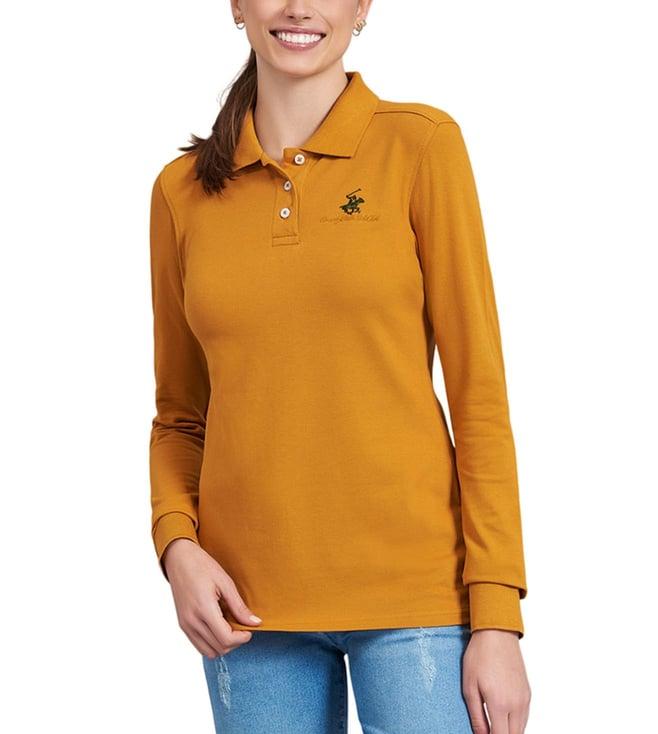 beverly hills polo club mustard t-shirt