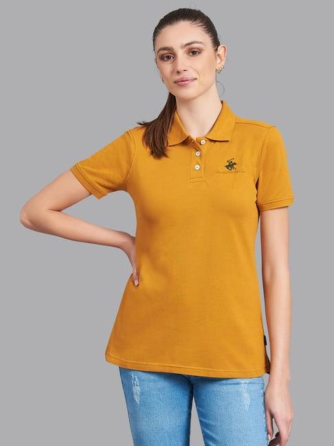 beverly hills polo club mustard t-shirt