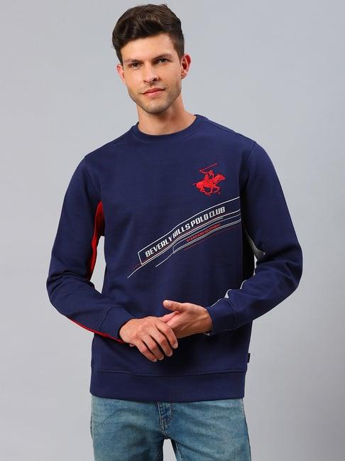 beverly hills polo club navy full sleeves sweatshirt