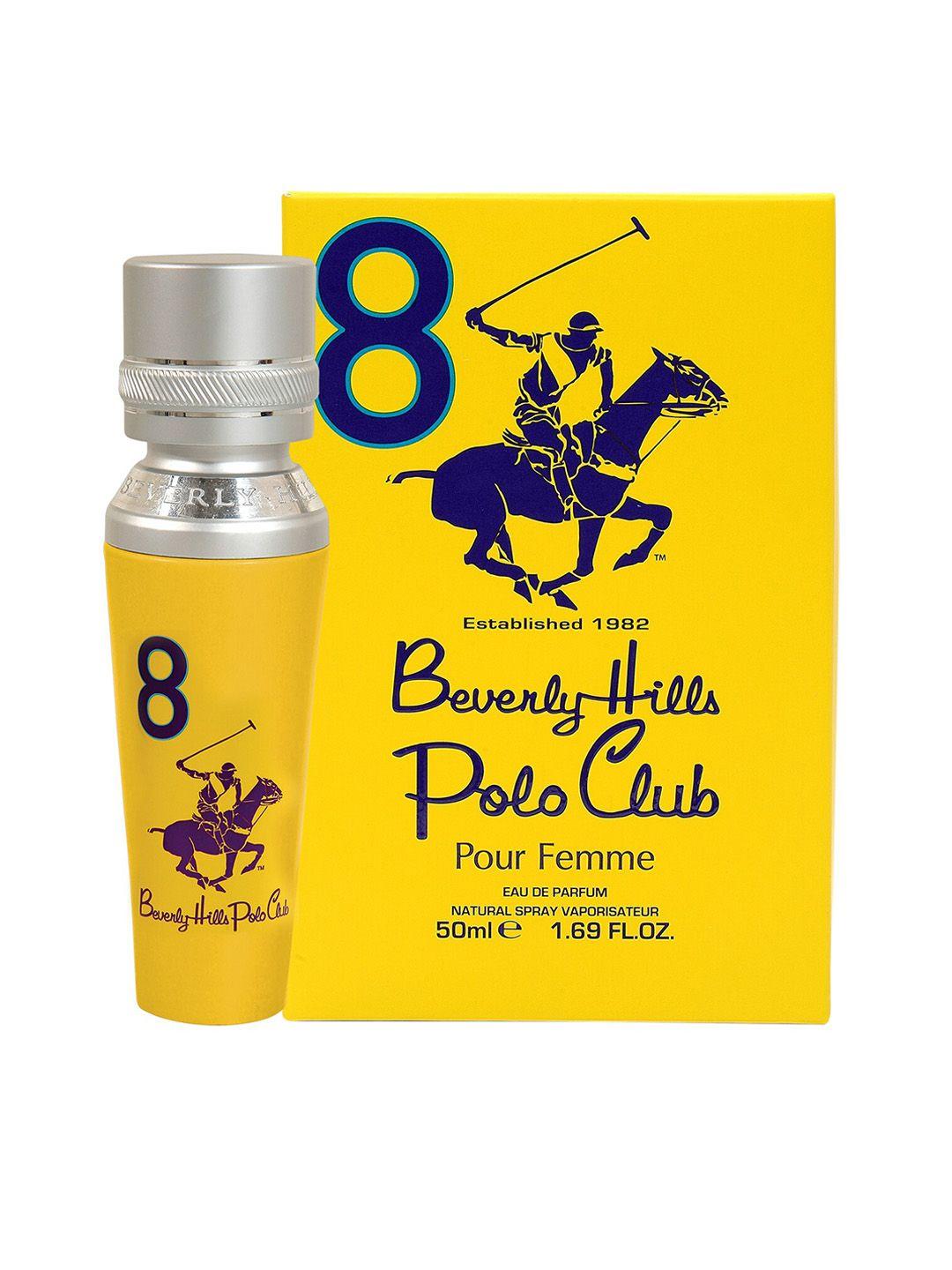 beverly hills polo club no.8 women pour femme eau de parfum-50 ml