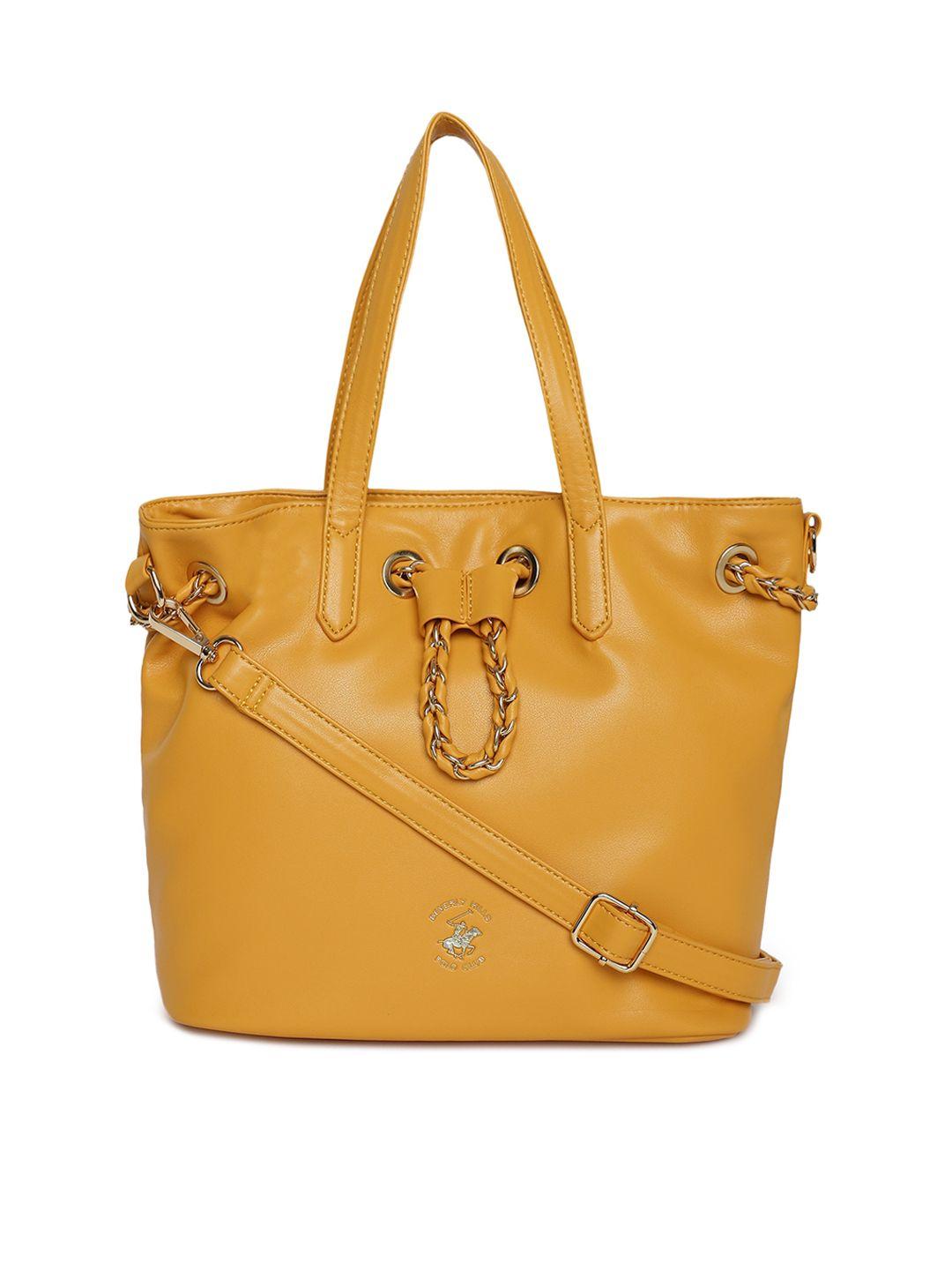 beverly hills polo club pu shopper shoulder bag