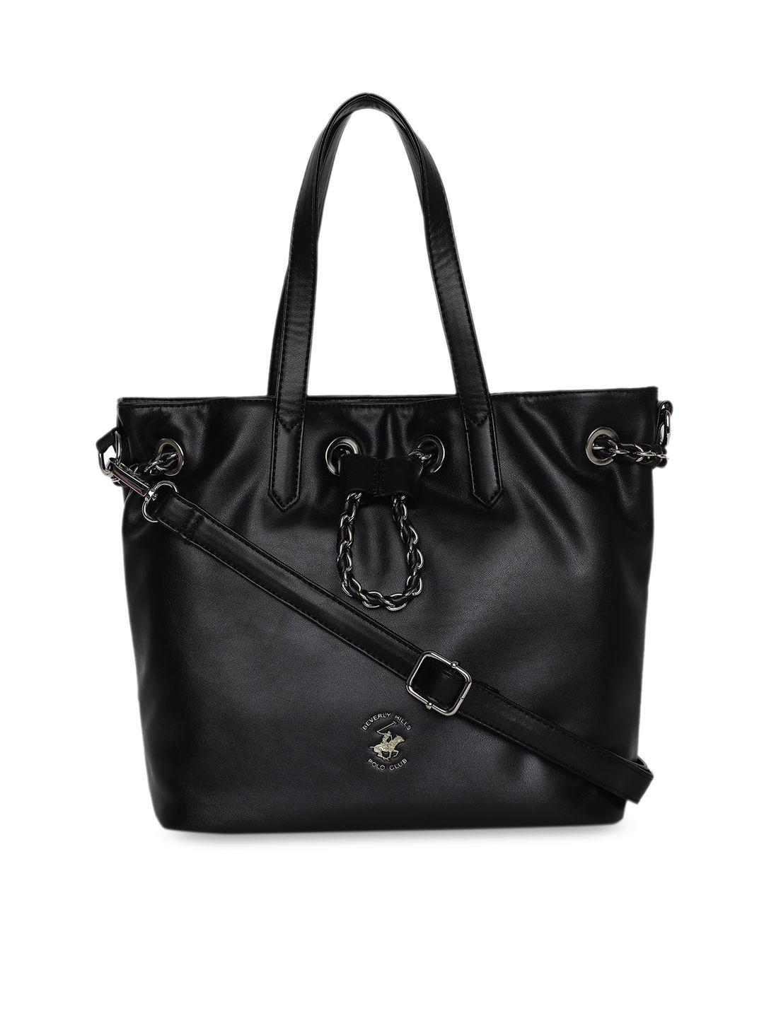 beverly hills polo club pu structured shoulder bag