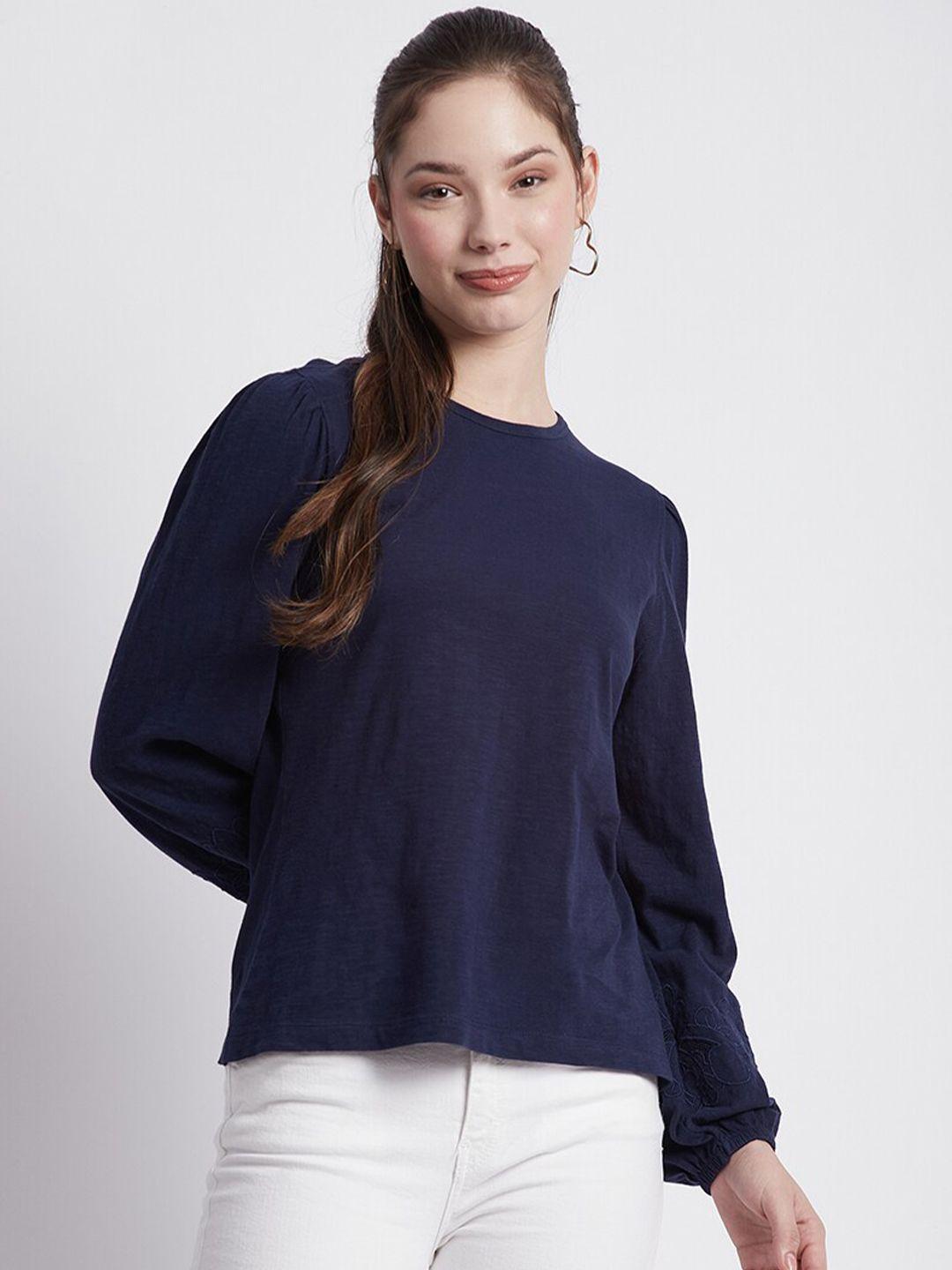 beverly hills polo club puff sleeves pure cotton top