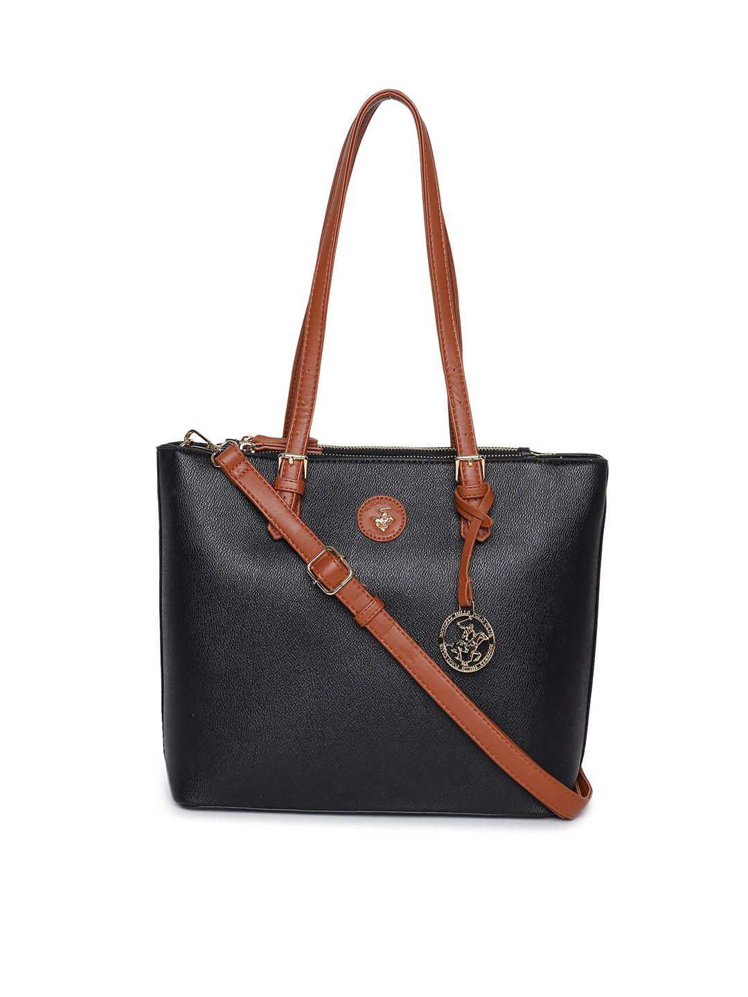 beverly hills polo club shoulder bag with tasselled