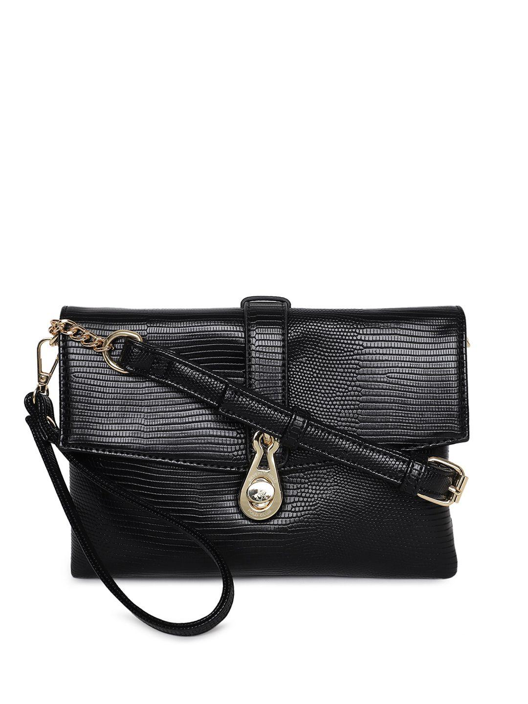 beverly hills polo club textured  structured sling bag