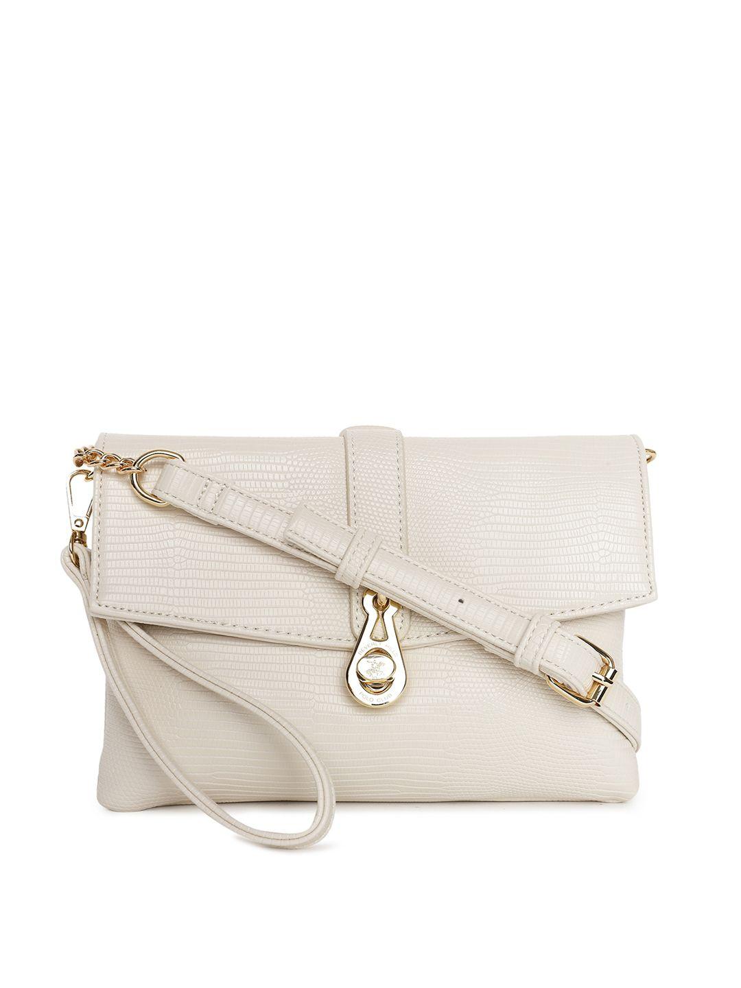 beverly hills polo club textured structured sling bag