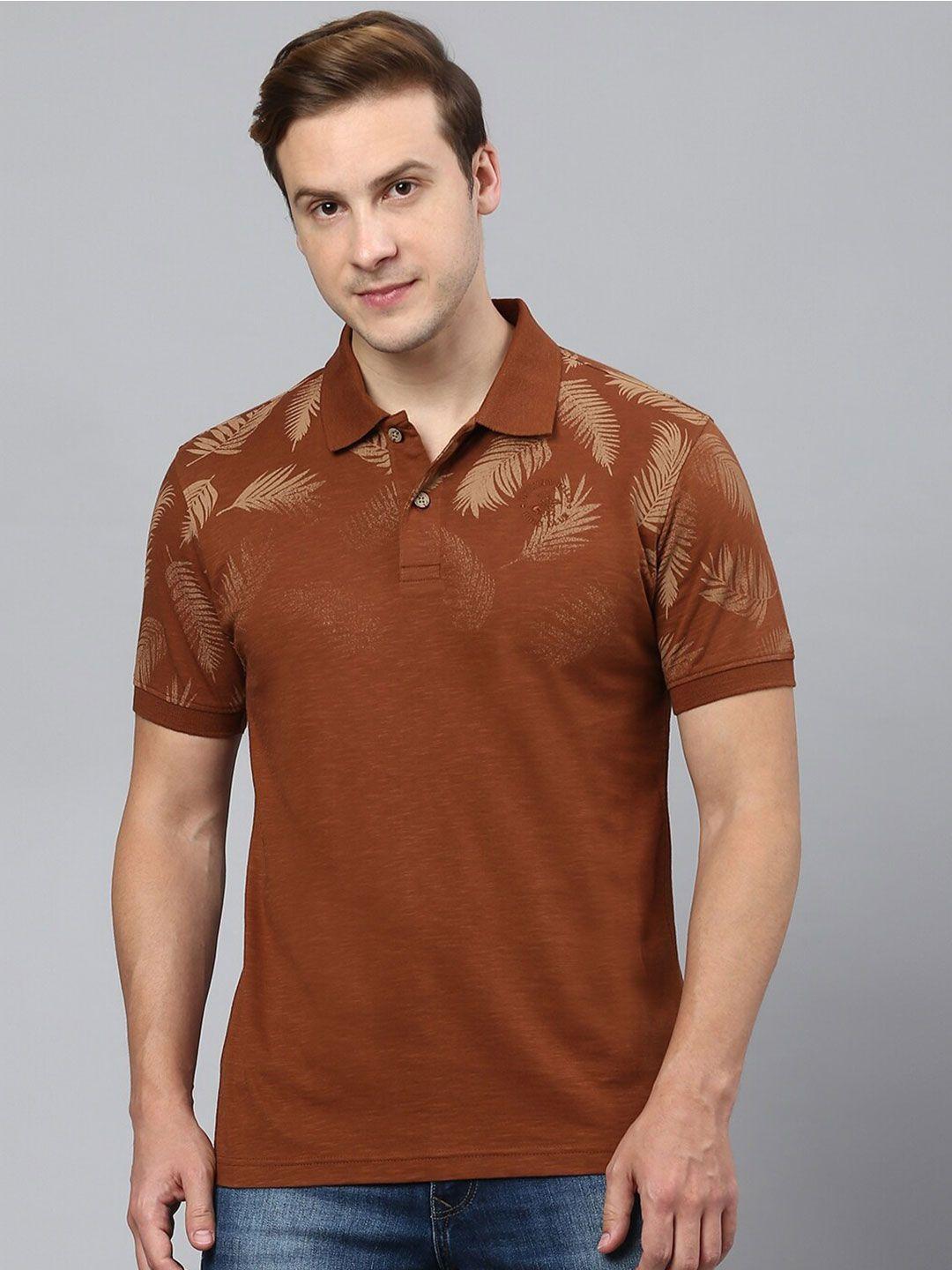 beverly hills polo club tropical printed polo collar pure cotton t-shirt