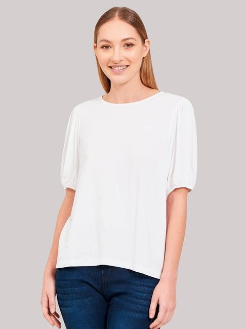 beverly hills polo club white regular fit top