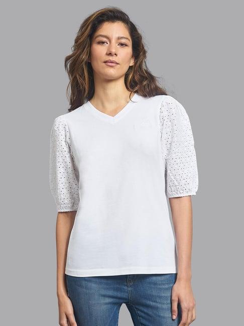 beverly hills polo club white regular fit top