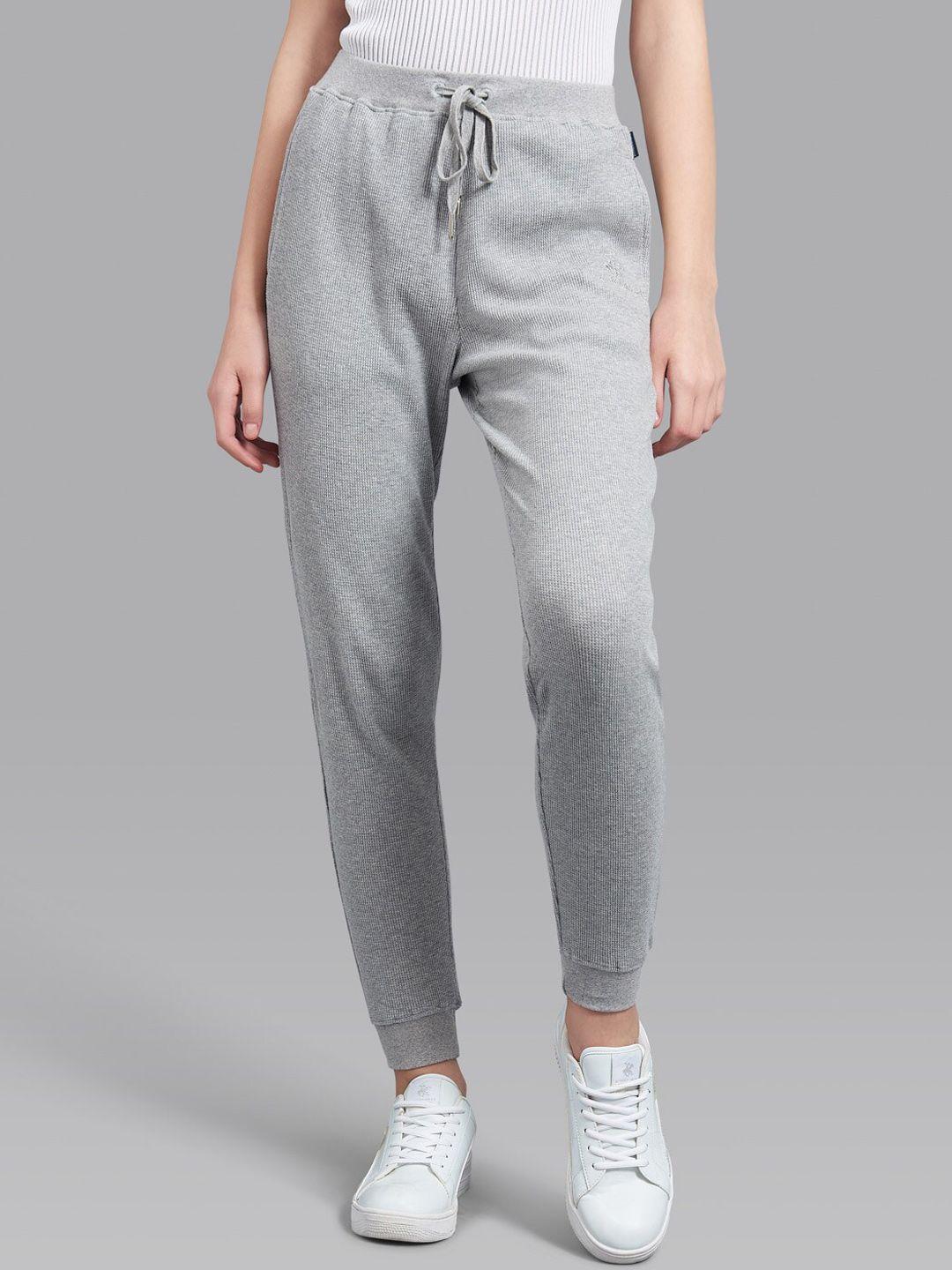 beverly hills polo club women grey solid joggers