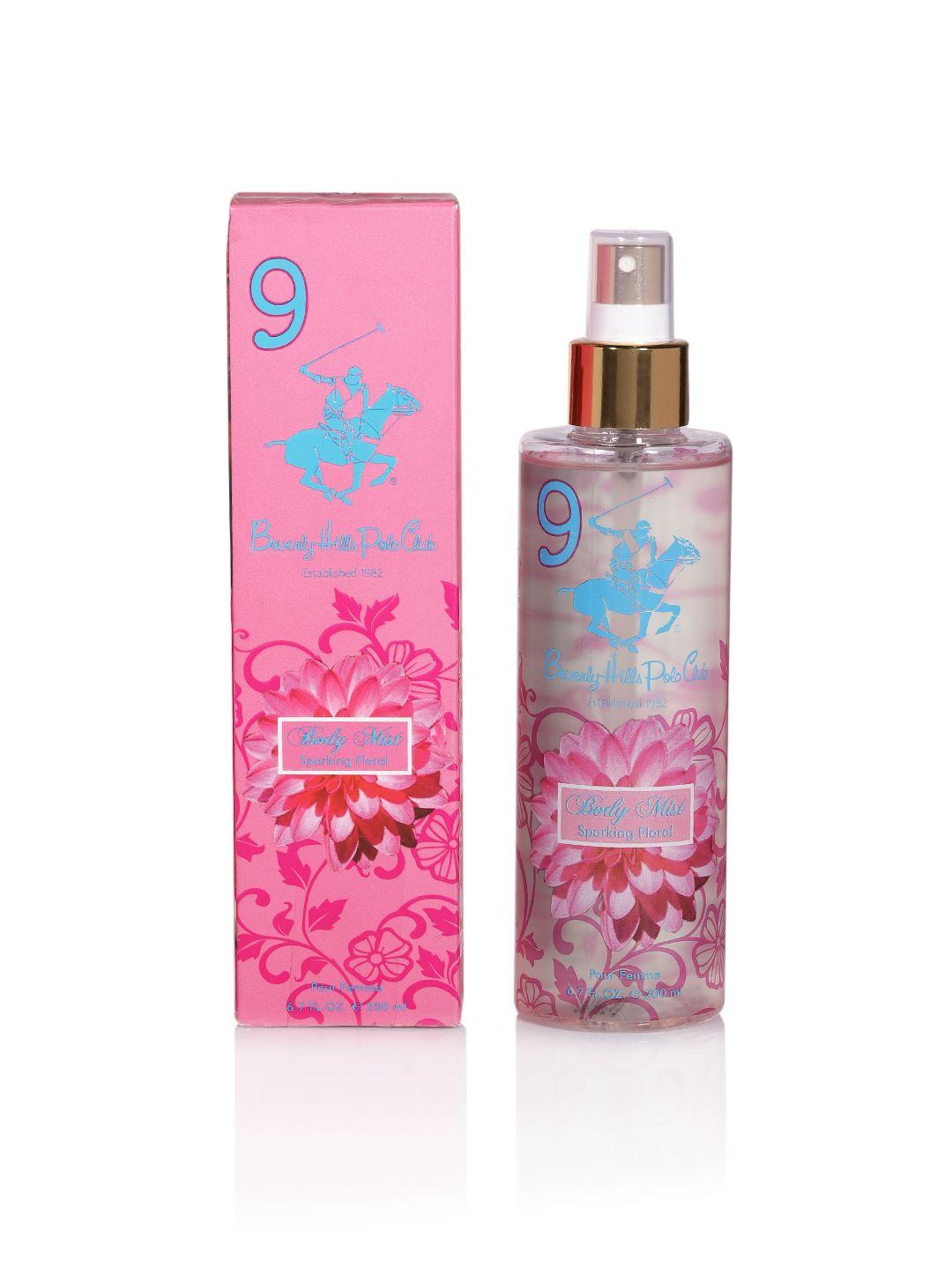 beverly hills polo club women sparking floral body mist 200 ml