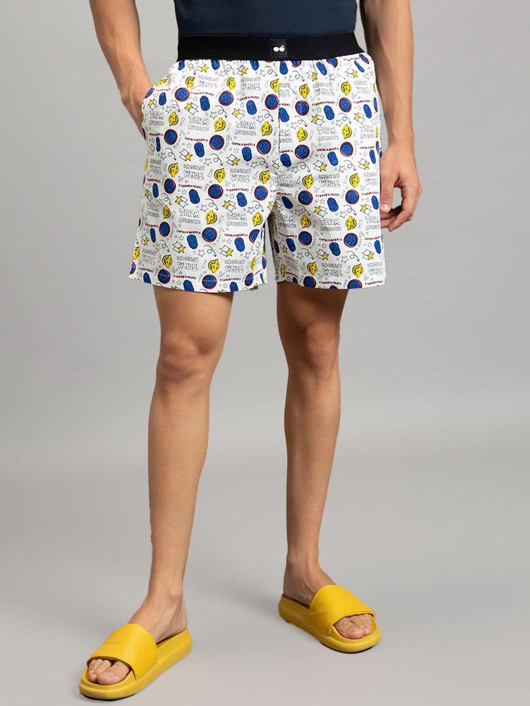 bewakoof-men-white-&-blue-typography-printed-boxers