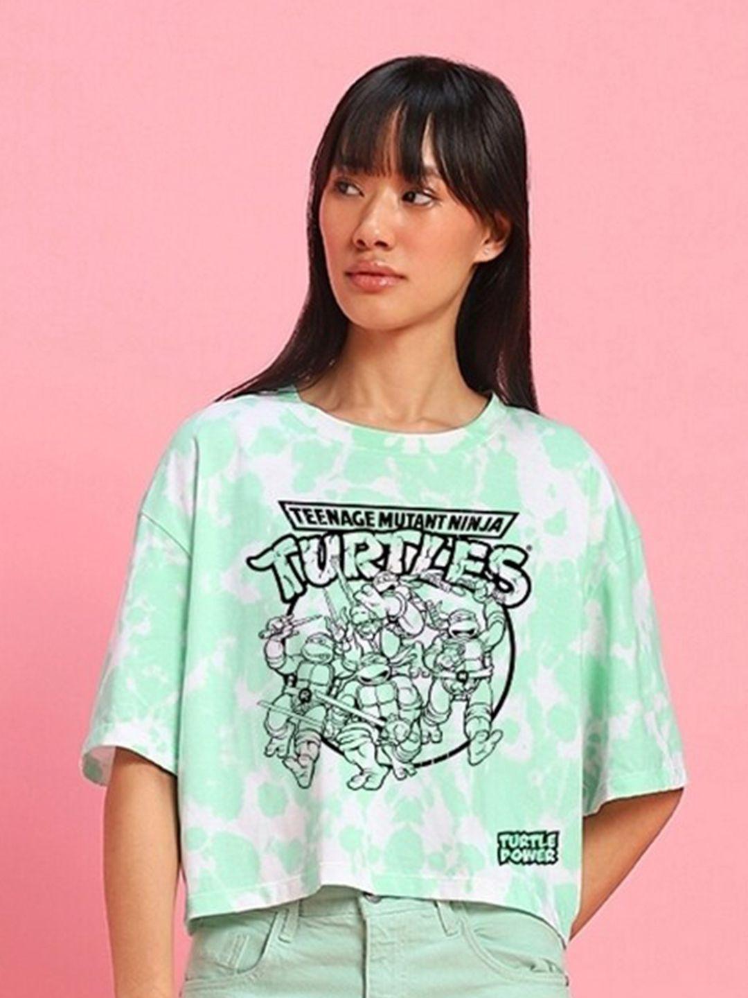 bewakoof teenage mutant ninja turtles print cotton top