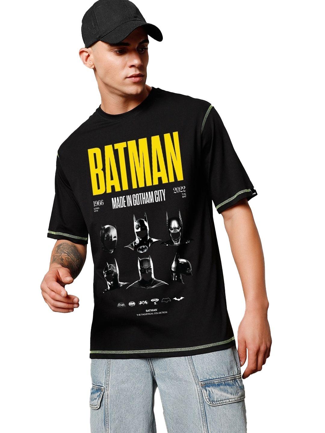 bewakoof batman superhero printed cotton t-shirt