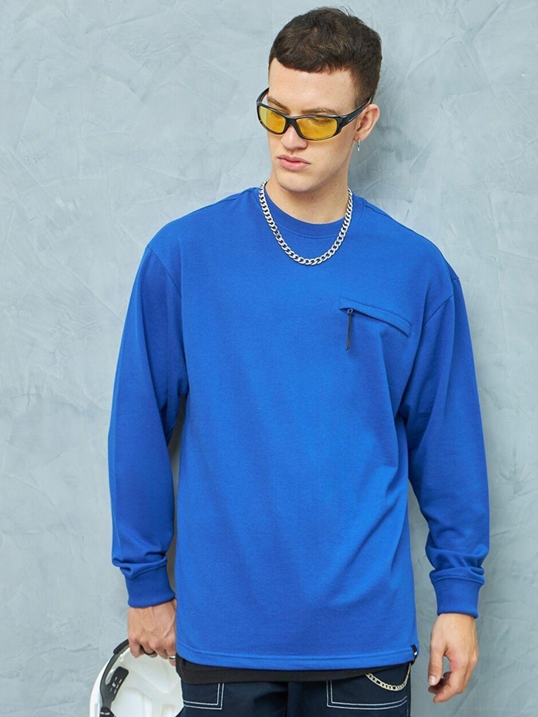 bewakoof heavy duty long sleeves oversized t-shirt