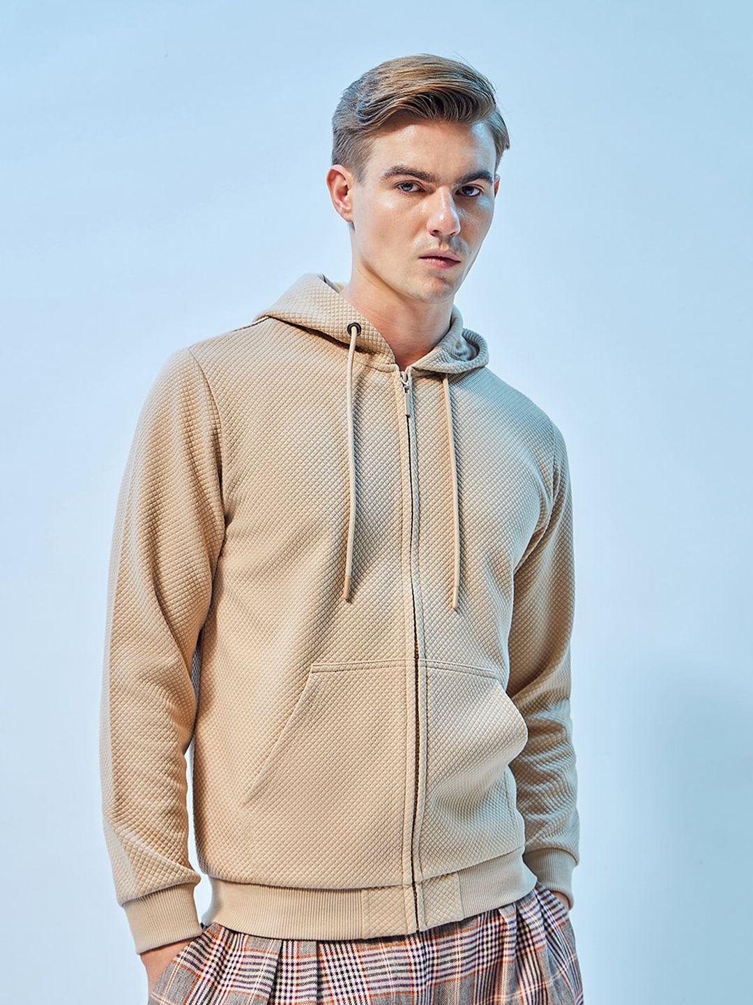 bewakoof hooded front-open sweatshirt