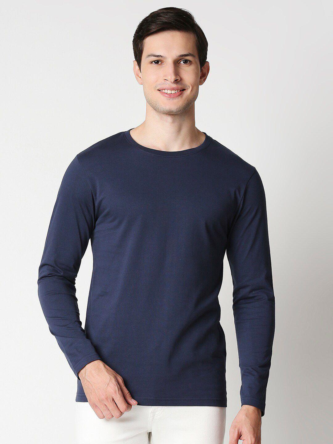 bewakoof men blue t-shirt