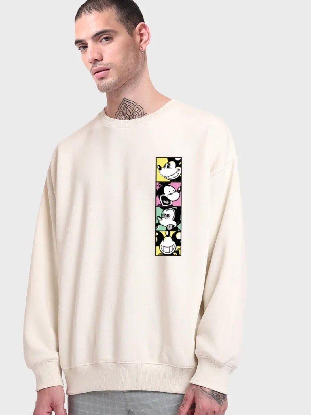 bewakoof men graphic printed round neck sweatshirt
