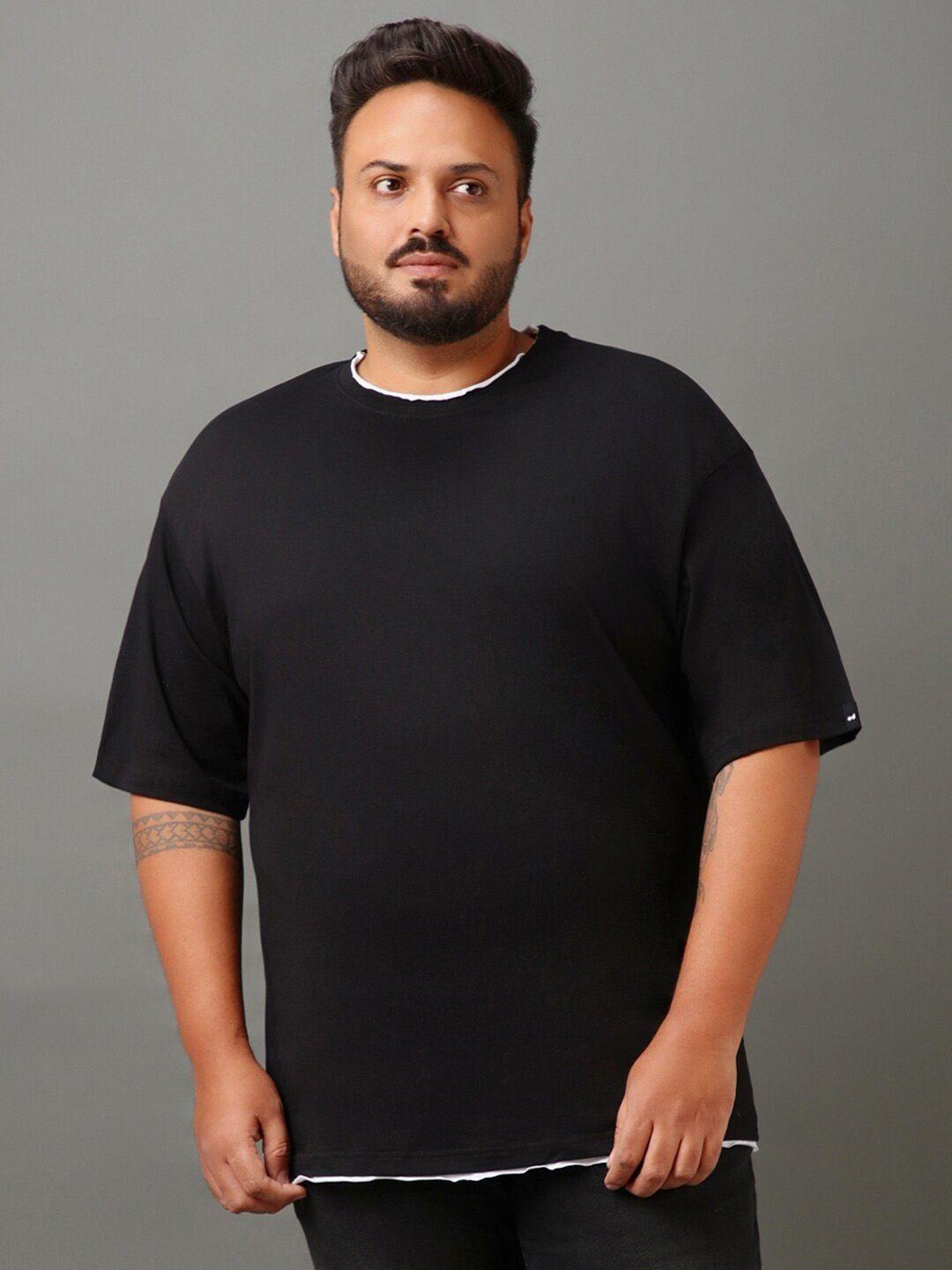 bewakoof plus size round neck oversized t-shirt