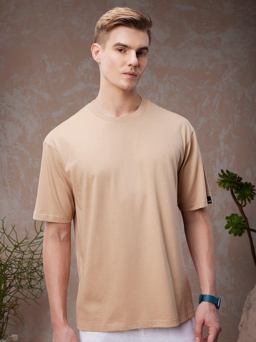 bewakoof round neck short sleeve cotton oversized t-shirt