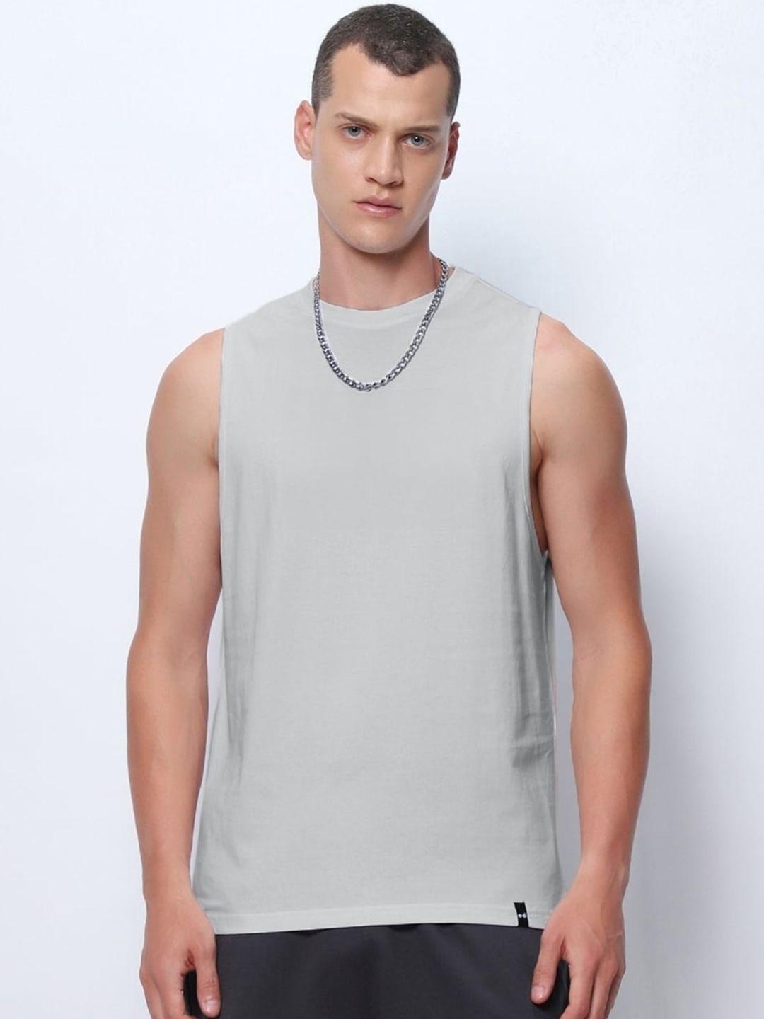 bewakoof sleeveless pure cotton oversized vest 581384