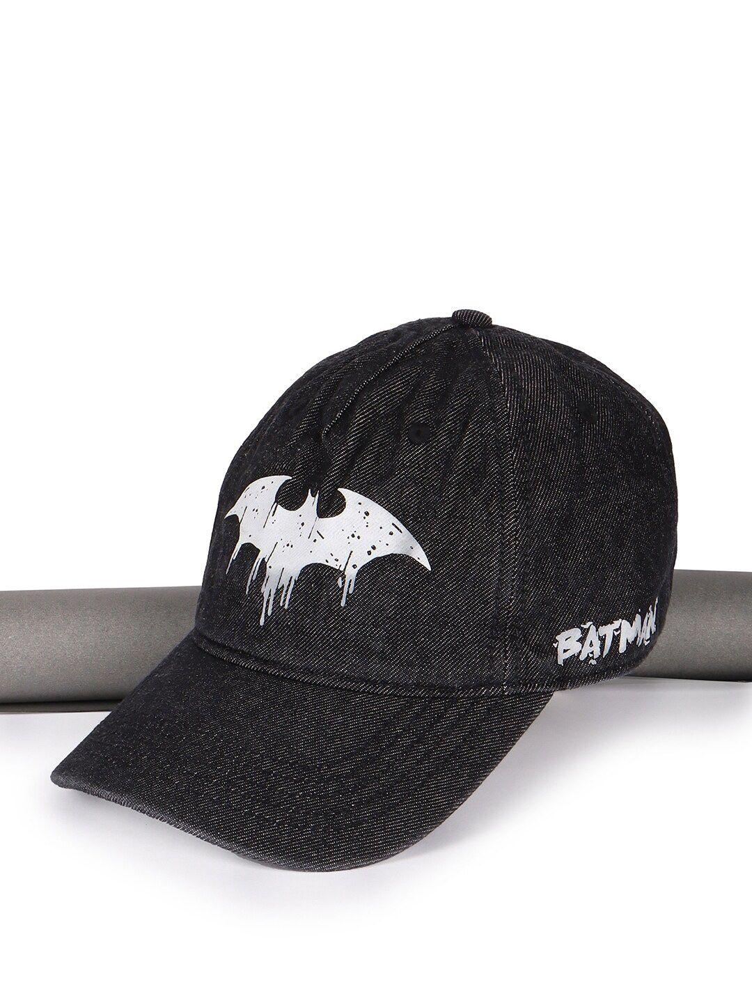bewakoof unisex dark knight batman printed cotton baseball cap