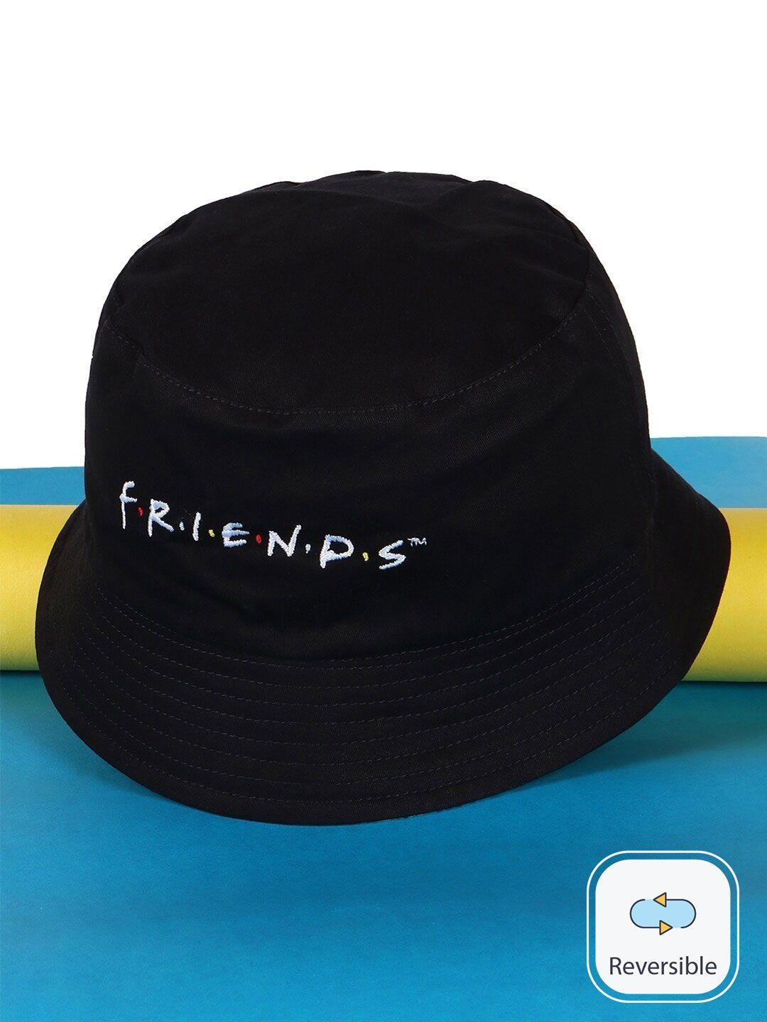 bewakoof unisex friends printed reversible cotton bucket hat