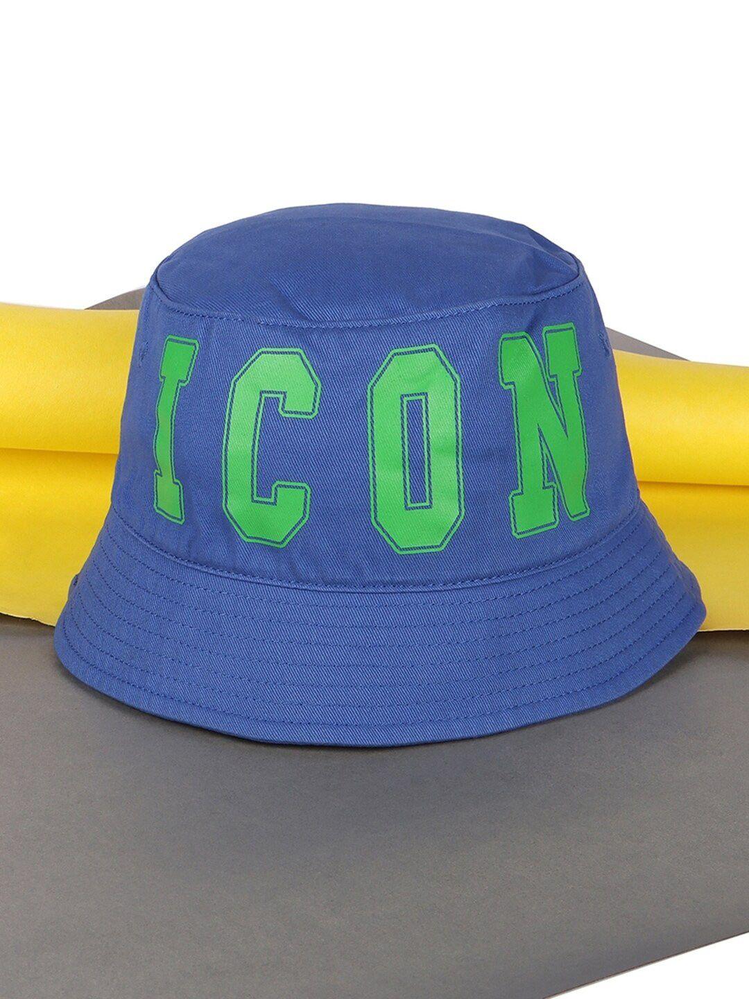 bewakoof unisex icon typography printed cotton bucket hat