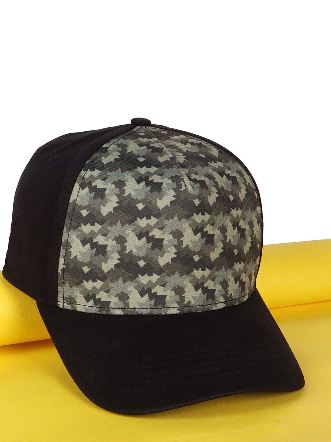 bewakoof unisex junglee camo printed cotton baseball cap