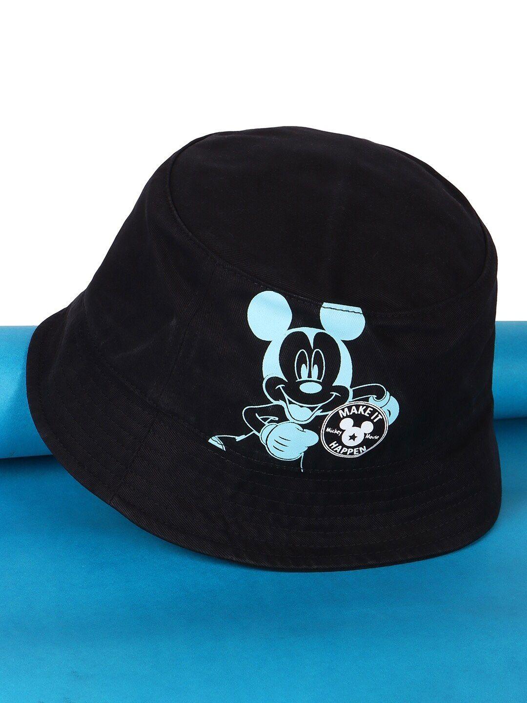 bewakoof unisex mickey mouse printed cotton bucket hat