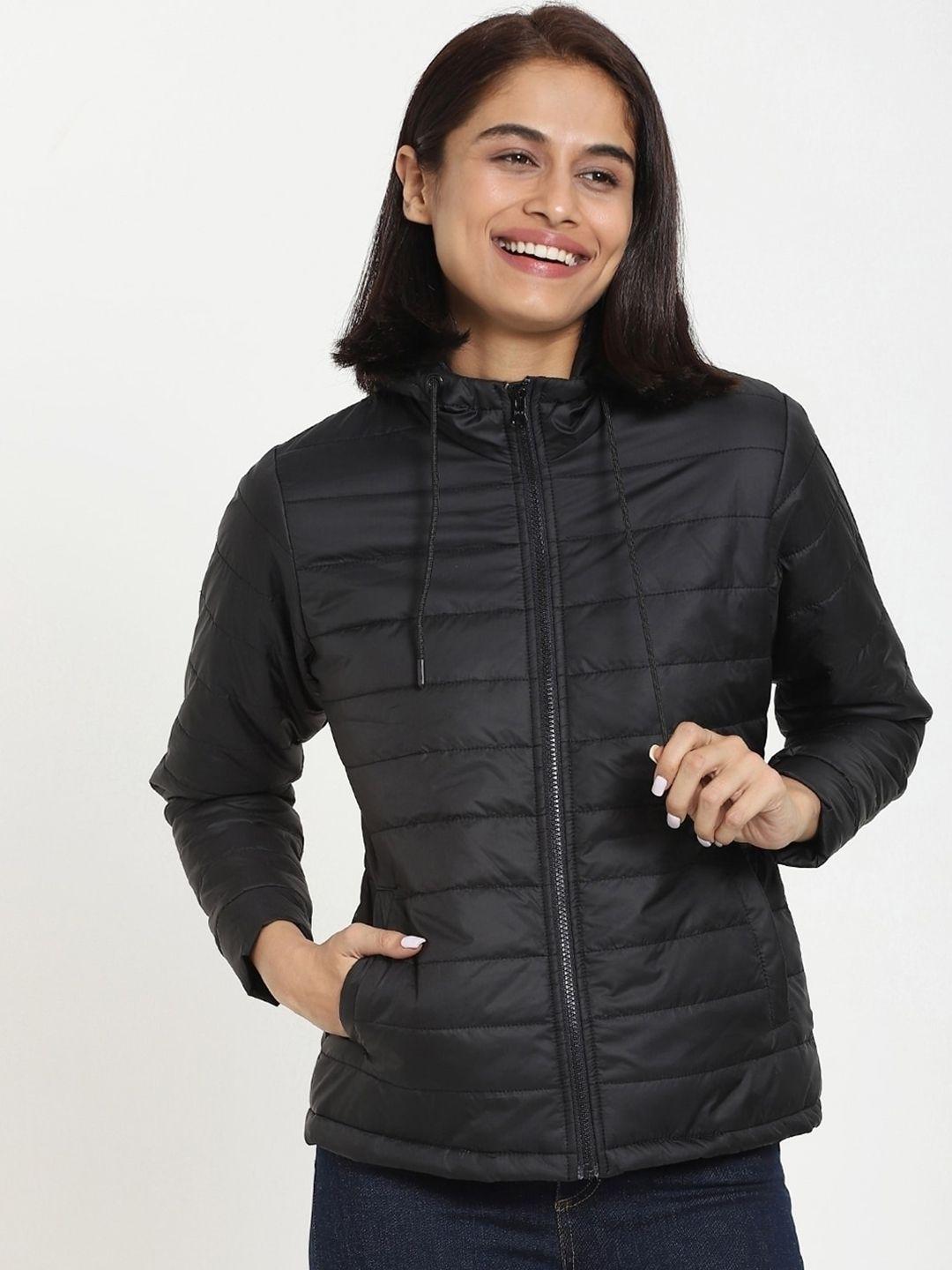 bewakoof women relaxed fit puffer jacket