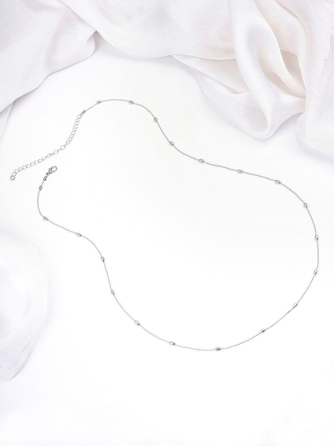 bewitched silver-plated beaded waistchain