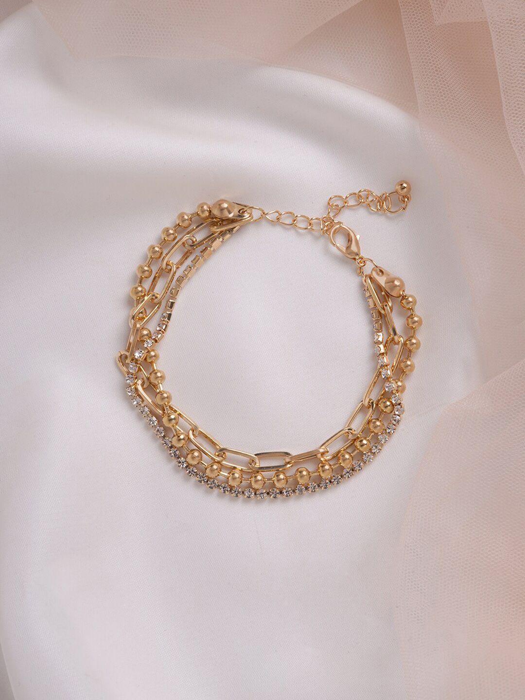 bewitched women gold-toned bangle-style bracelet