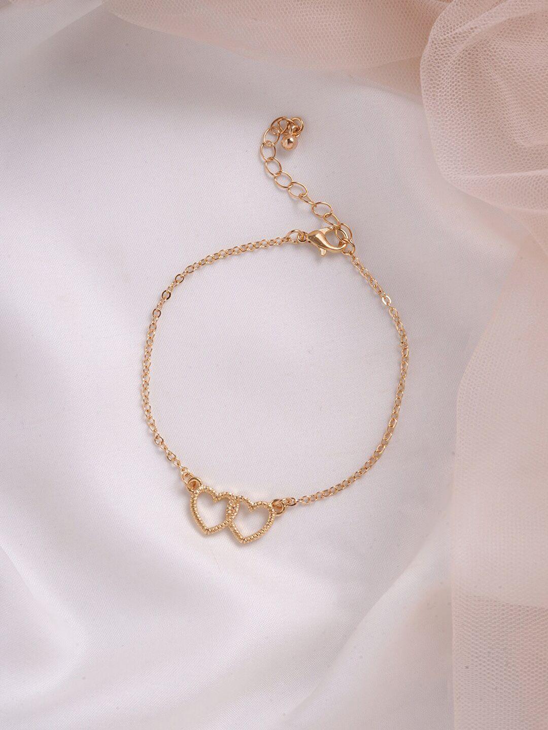 bewitched women gold-toned gold-plated link bracelet