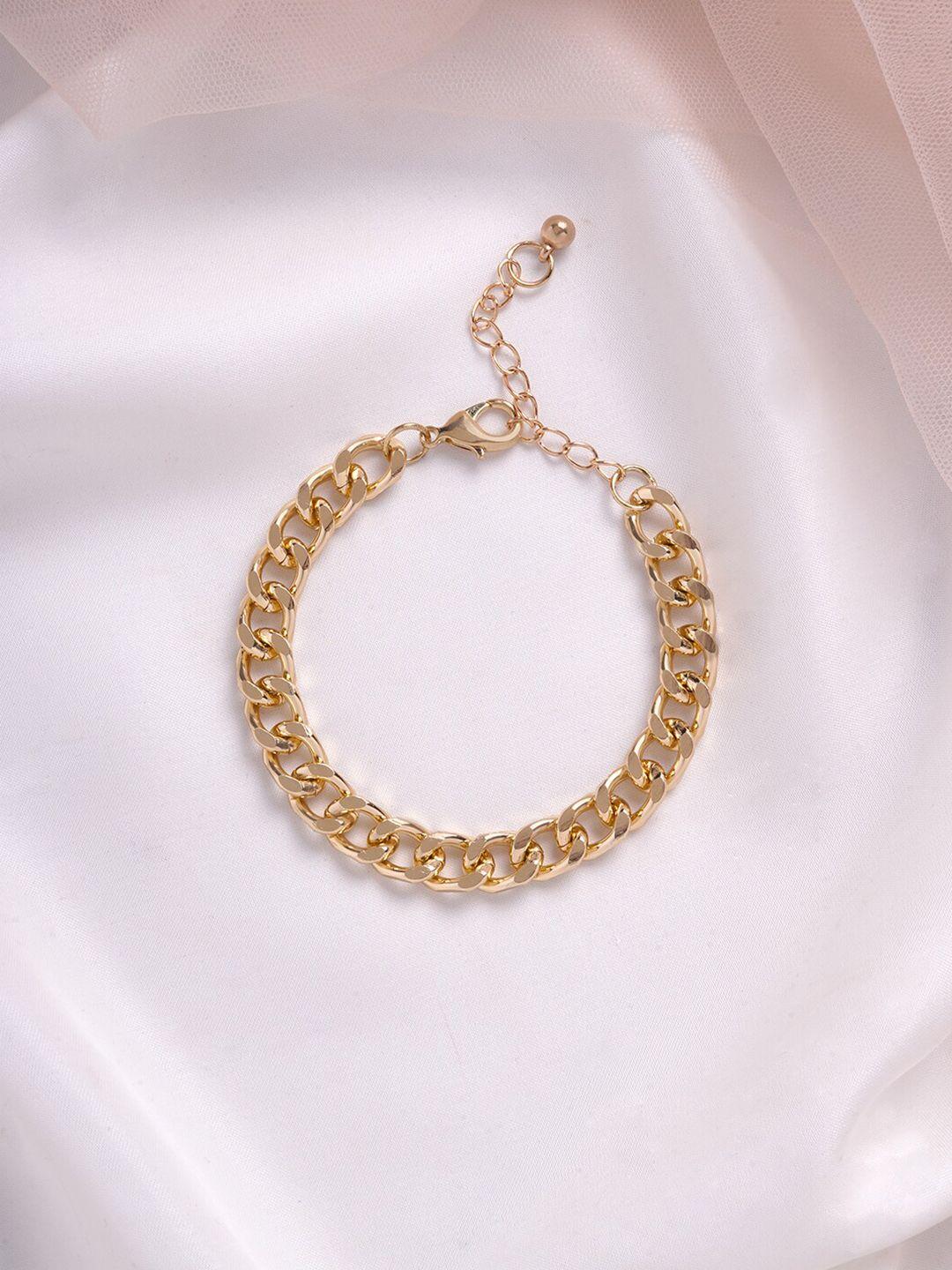 bewitched women gold-toned linked bracelet