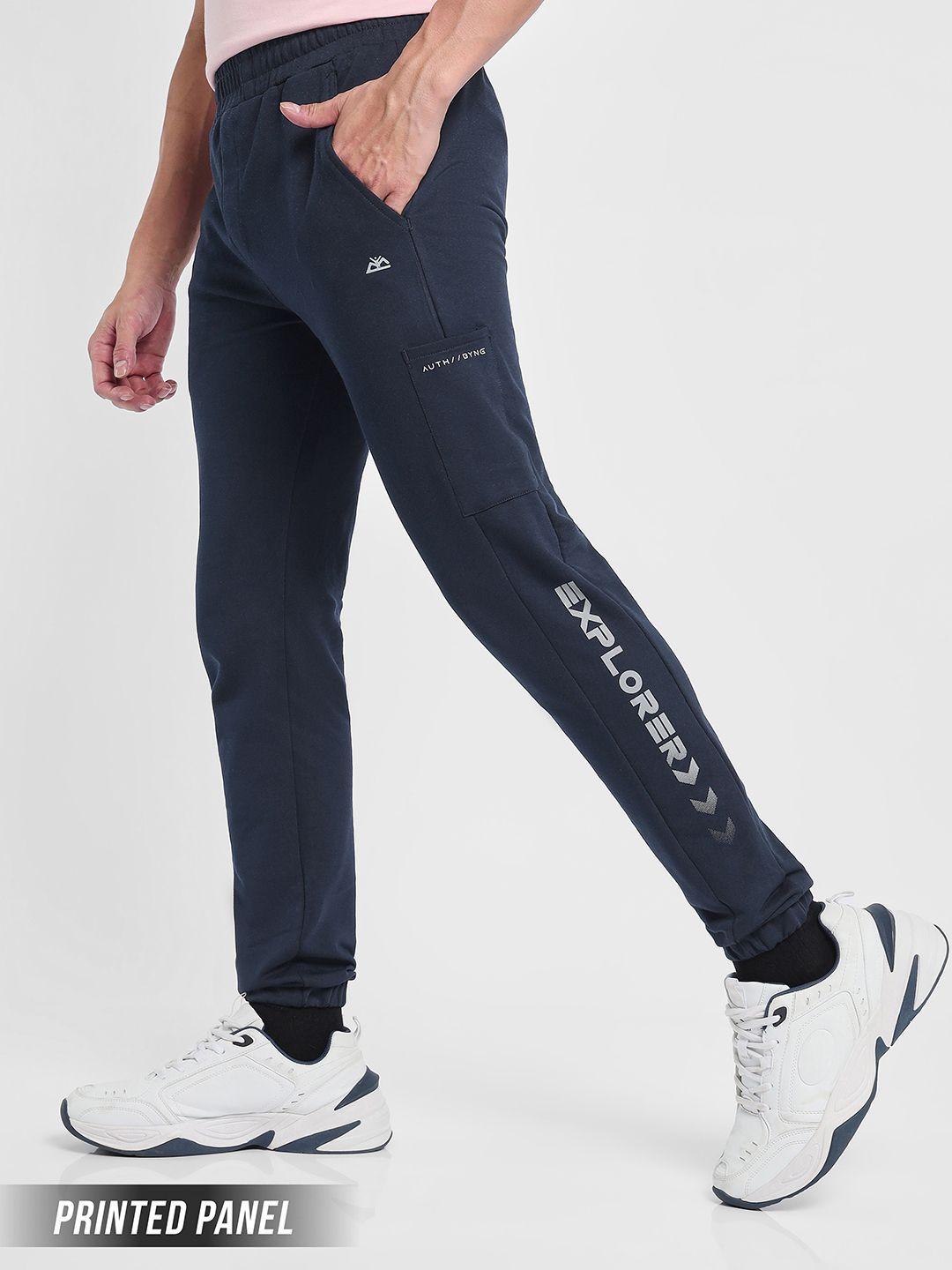 beyoung men cotton mid rise joggers