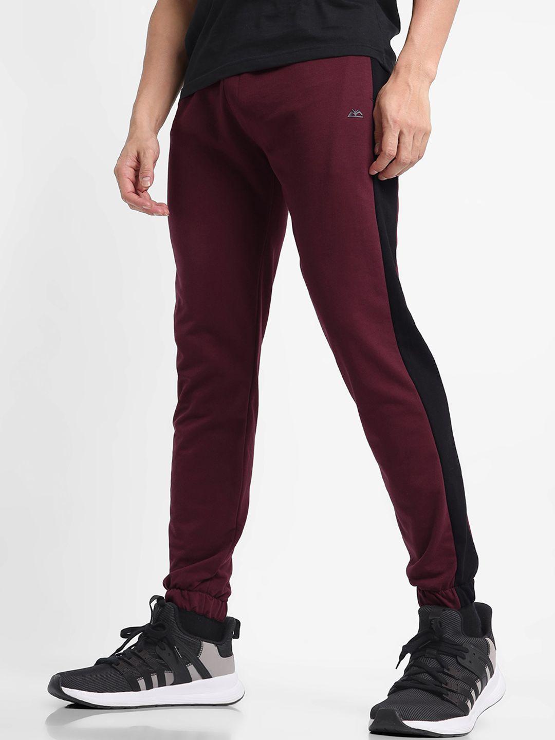 beyoung men cotton mid-rise joggers