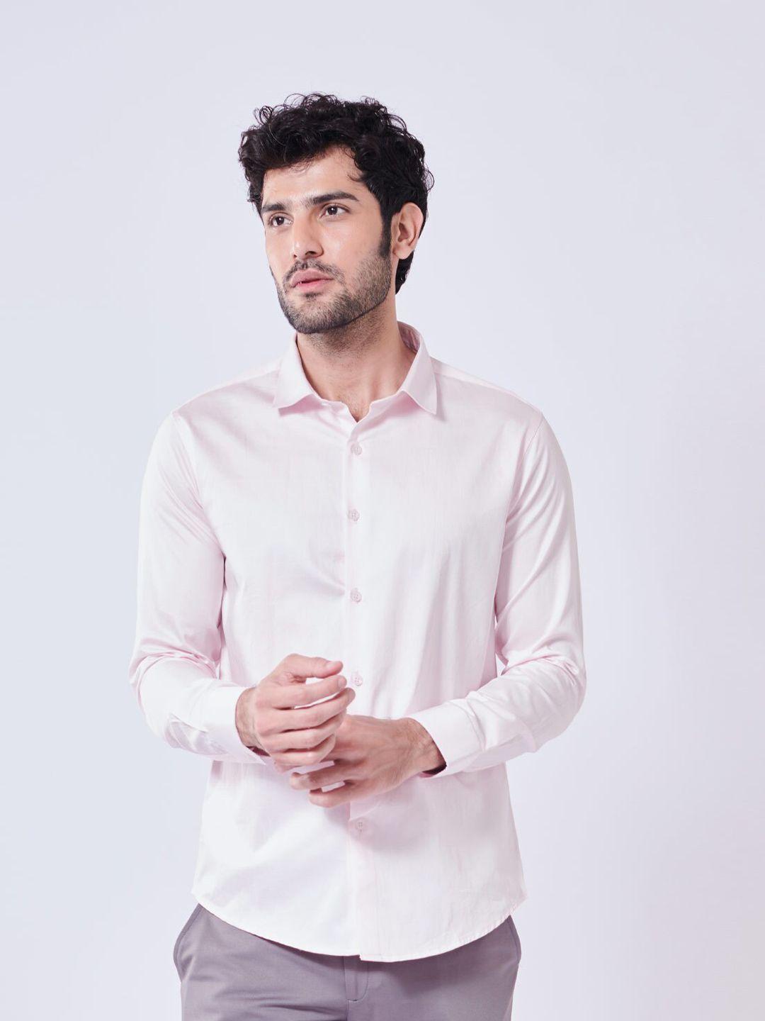 beyours classic spread collar cotton casual shirt