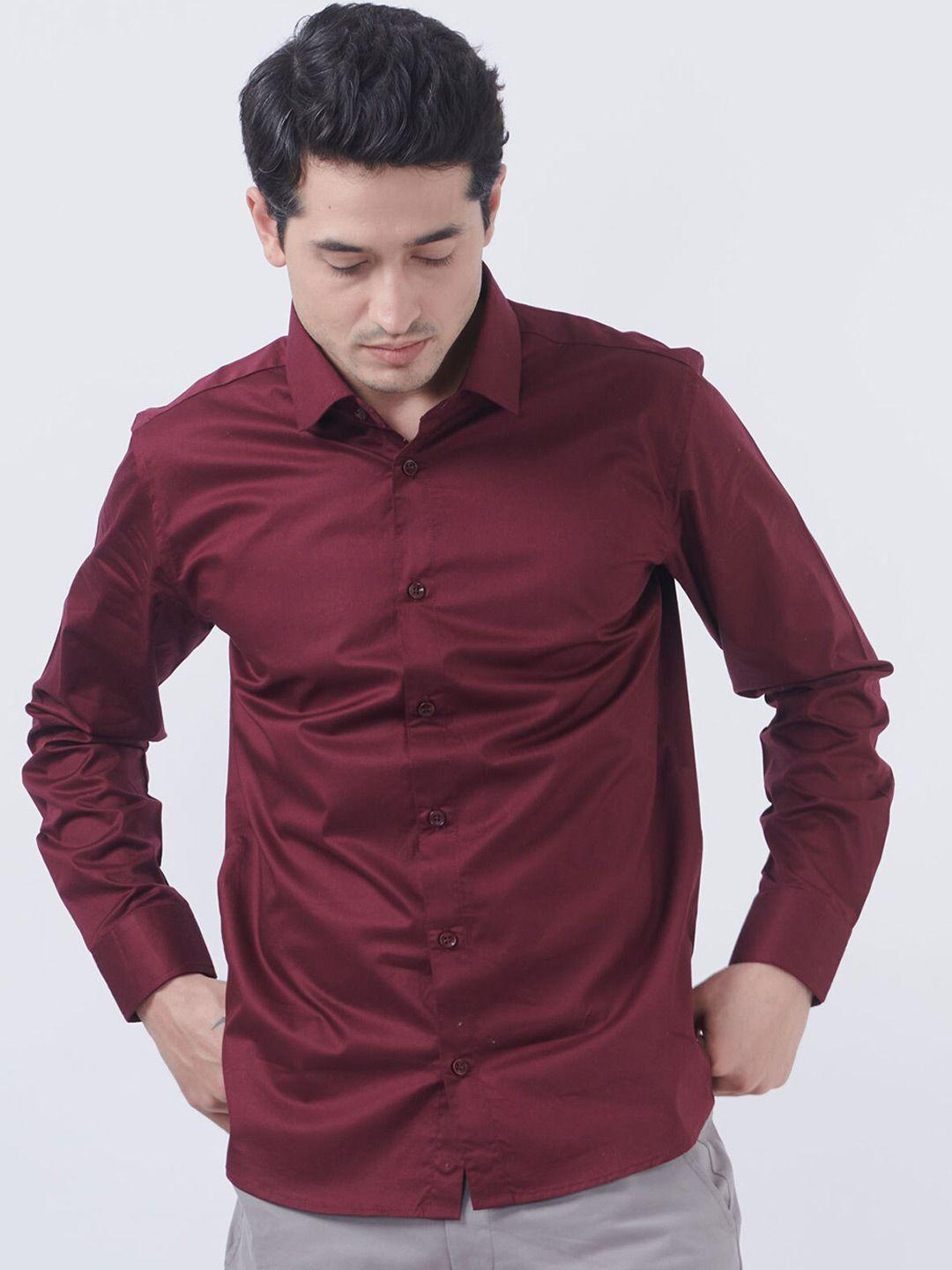 beyours classic spread collar cotton casual shirt