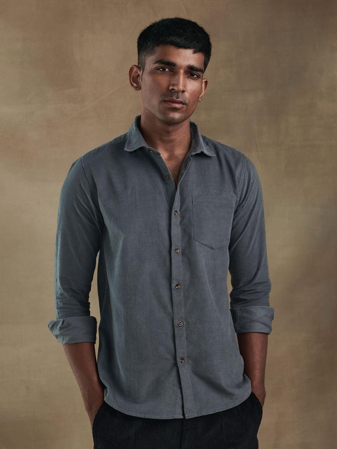 beyours corduroy opaque casual shirt