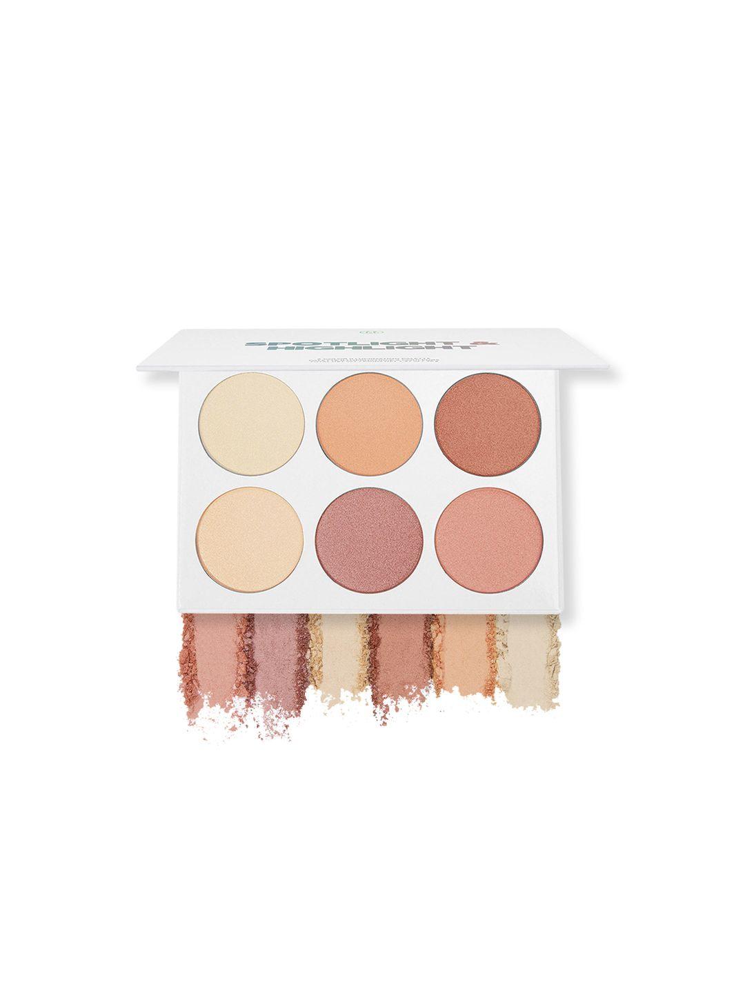 bh cosmetics 6 color illuminating palette - spotlight & highlight