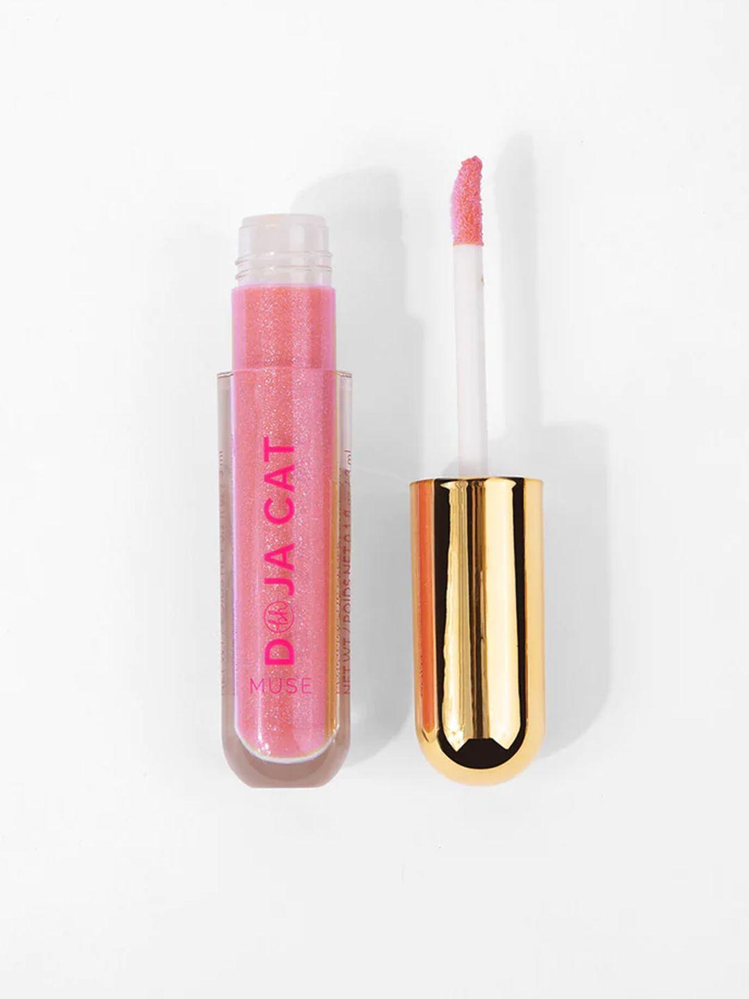 bh cosmetics x doja cat muse plumping lip gloss with vitamin e 3ml - pink