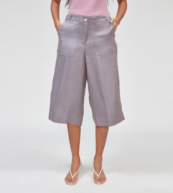 bhaane lavender melange park pants