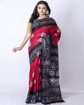 bhagalpur batik cotton saree saree