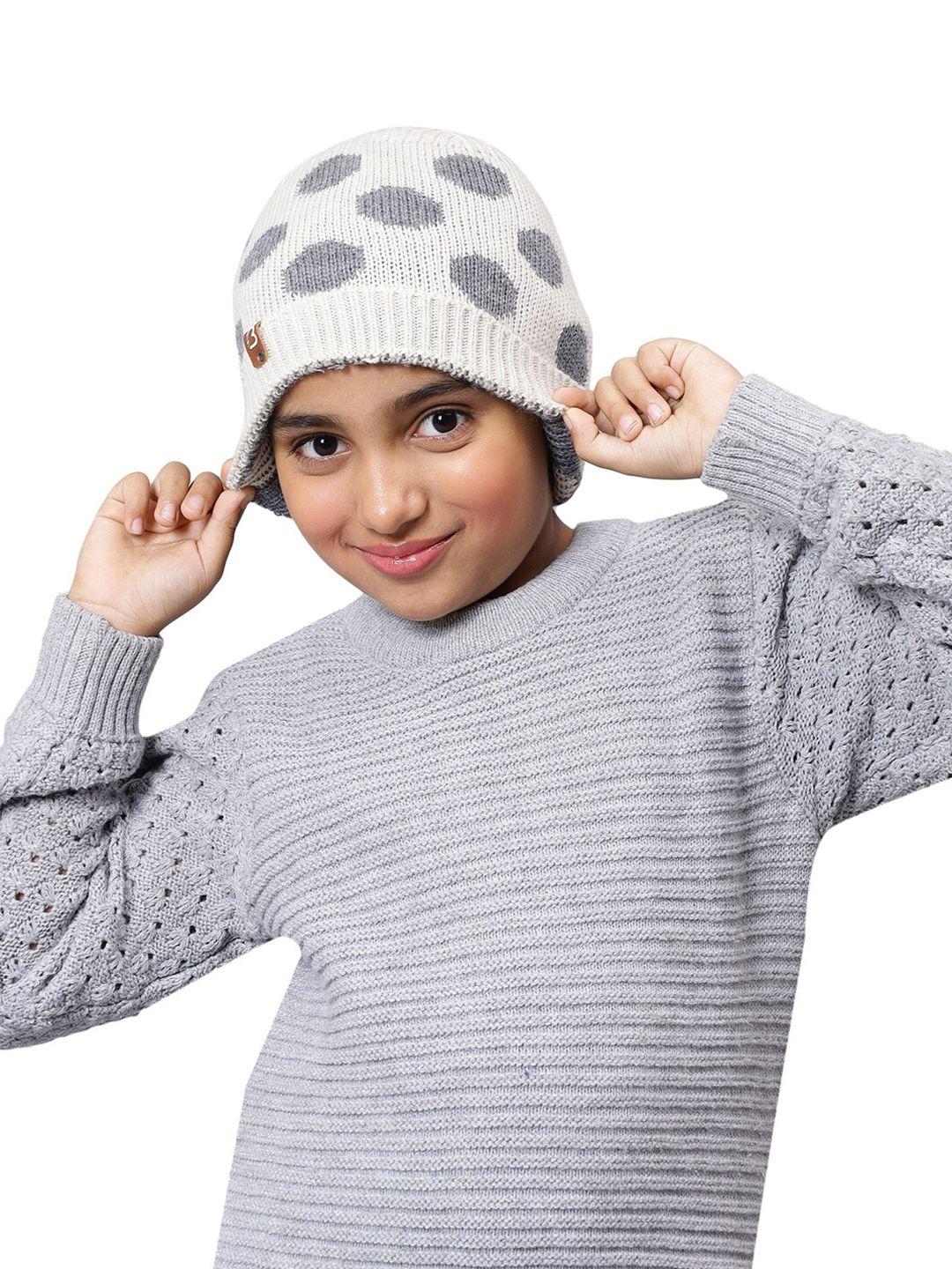 bharatasya girls printed beanie