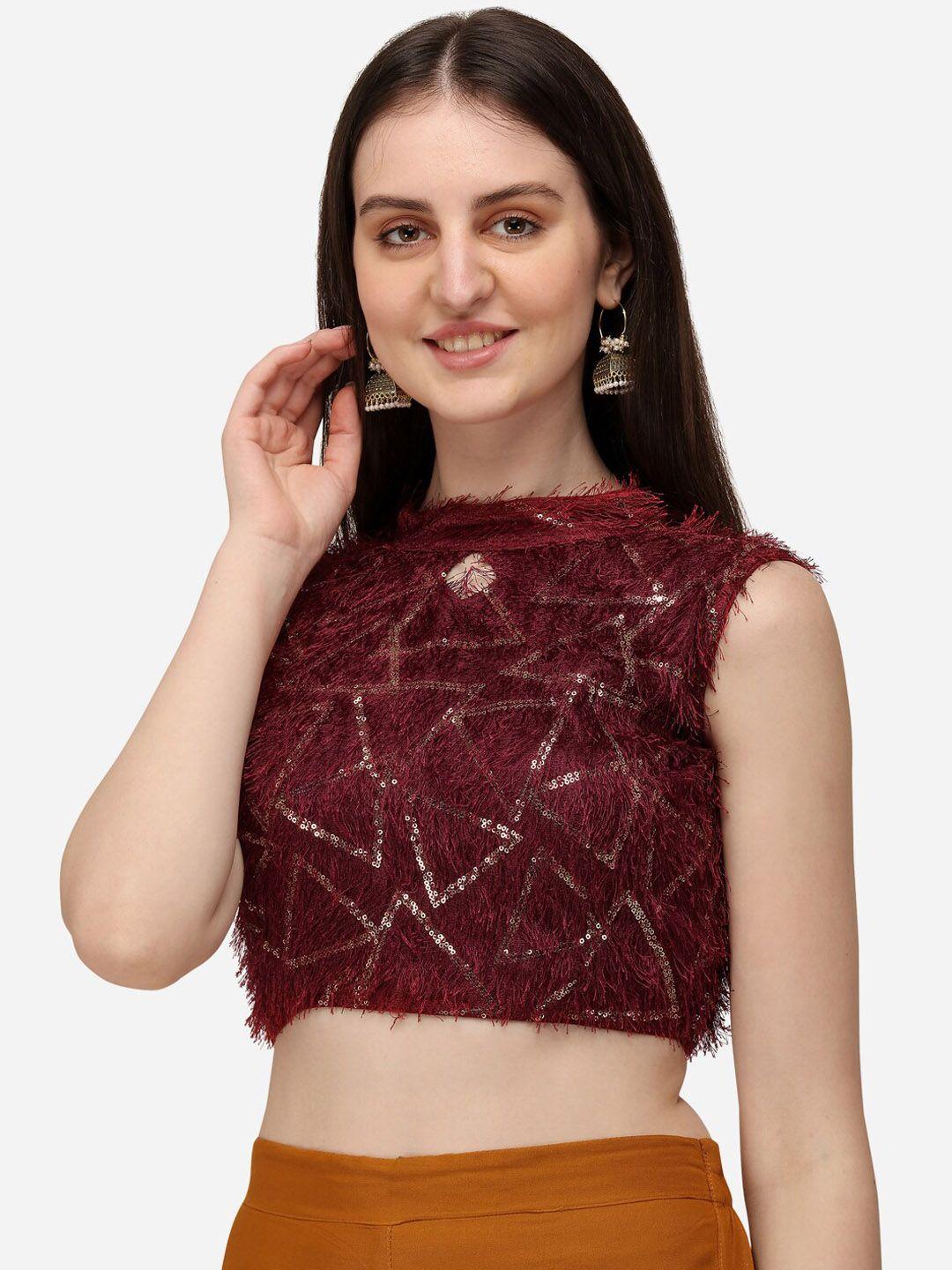 bhavyam embellished silk saree blouse