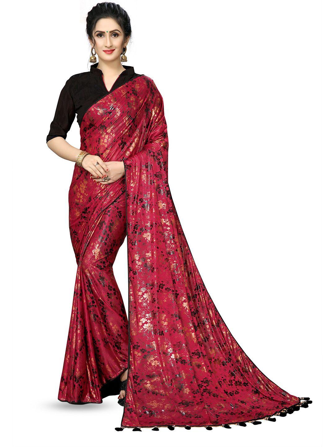 bhavyam floral printed saree